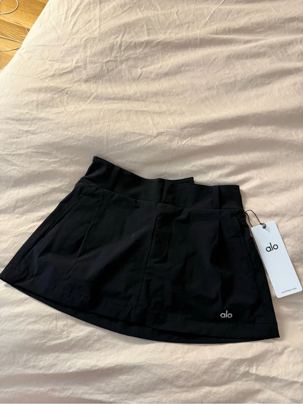 Alo Fan Club Mini Skirt in Black Size XS - BRAND NEW WITH TAG
